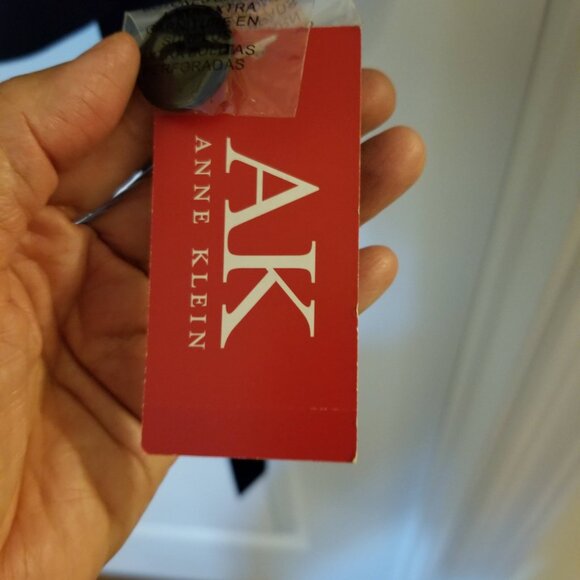 Anne Klein 2 piece skirt and blazer suit - NWT - Navy size 14P - Picture 5 of 14